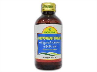 Nagarjuna Ayurveda, KARPOORADI THAILAM, 200ml, Useful In Muscular Pain